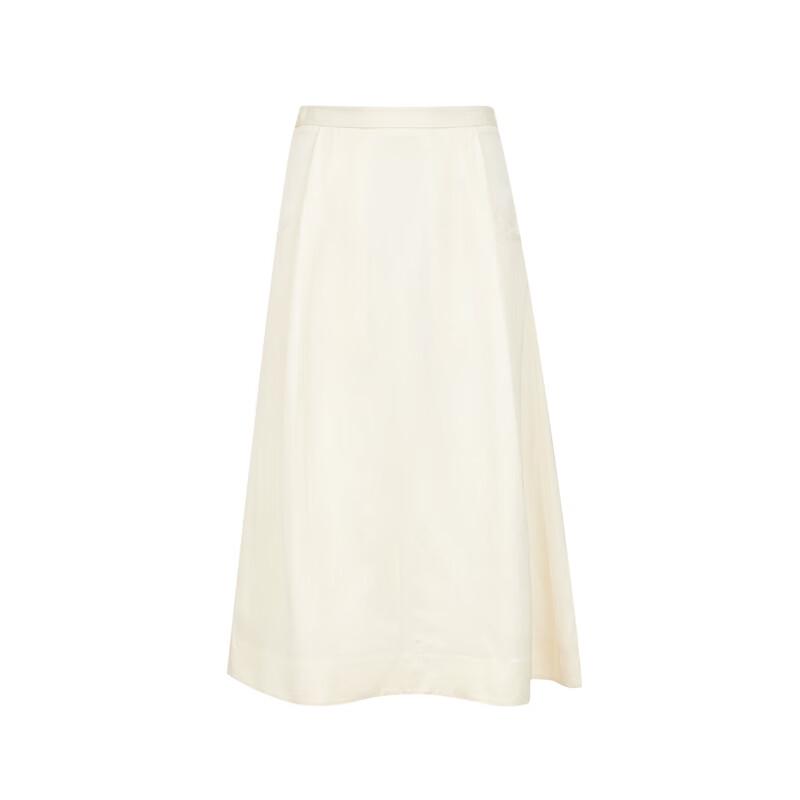 Veromoda Linen Blend A-line Midi Skirt