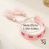 Cross-border Ethnic Style Braided Friendship Bracelet with Embroidered Bow & Tassels
