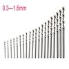 Micro Mini Twist Drill Bit Set: 0.3-1.6mm Hand Twist for Walnut Play