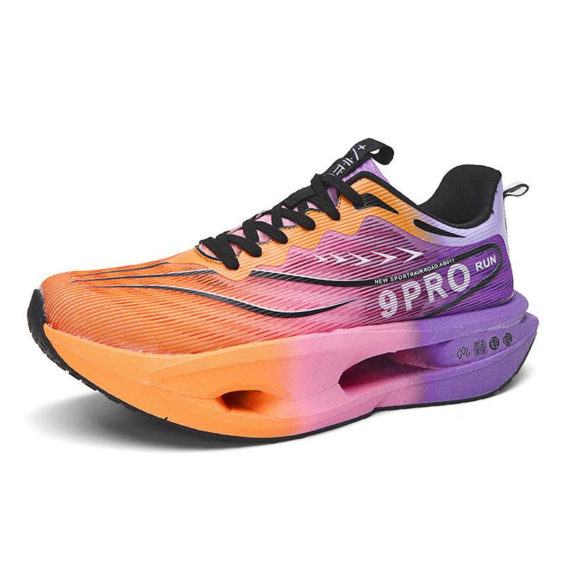 Red Rabbit 9Pro Popcorn Sports Carbon Board Running Shoes Summer Breathable Mesh Student Racing Training Sneakers Men