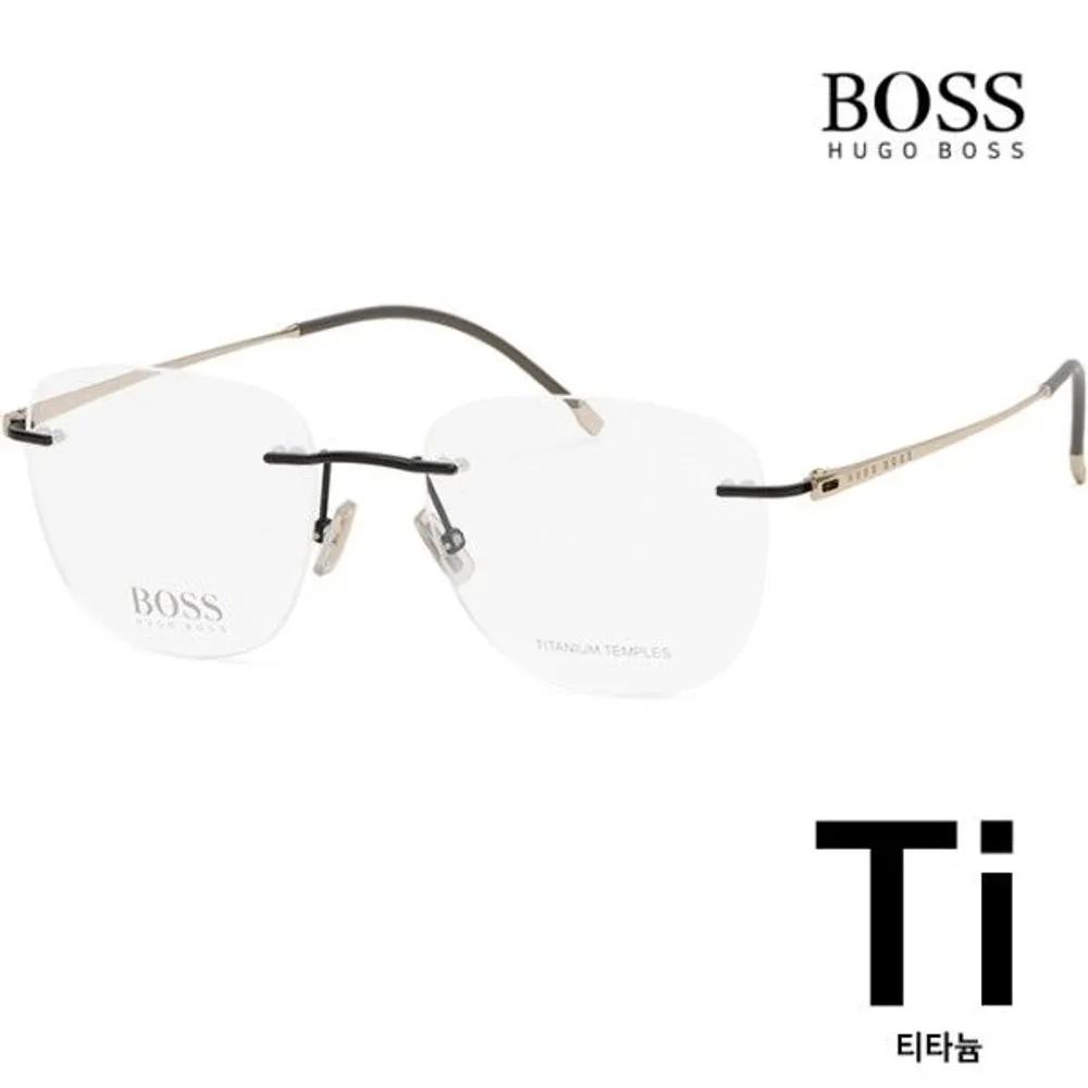 [Hugo Boss] Hugo Boss Titanium Rimless Eyeglass Frames BOSS1266C 003 Ultra-lightweight