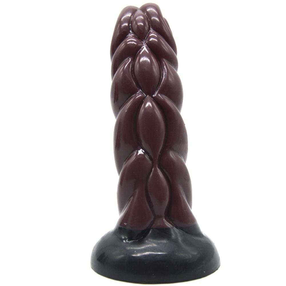 Simulation Snail Penis Female Masturbation Device Golden Anal Plug Adult Sex Toys