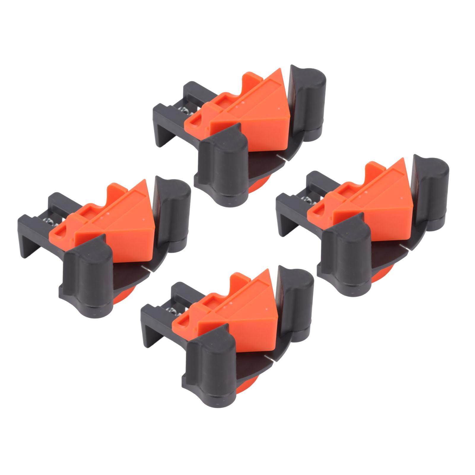 

4 шт. угловых зажимов для деревообработки, фиксатор угловых зажимов, инструмент для крепления заготовок на 60, 90, 120 градусов