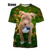 New Fashion Pit Bull 3D Printed T-shirts Summer Casual Men'swomen's Hip Hop Breathable Short Sleeve Trendy Unisex Tops Tshirt