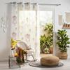Panneau a oeillets voile 140 x 280 cm Attrape-reves boheme blanc