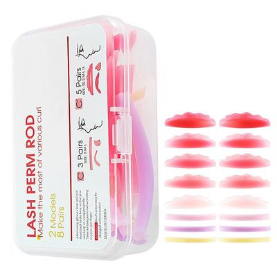 8 Par Ögonfranslyft Pads Stavar Ögonfranspermanent Lyft Silikonpads Återanvändbar Ögonfranspermanent Böjare Sköld