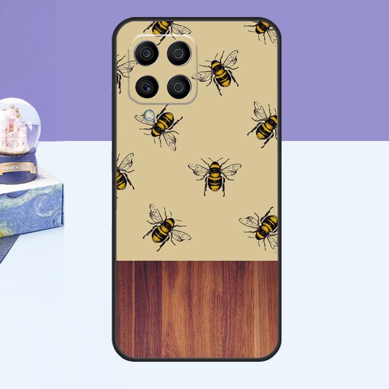 Bee Bumblebee Case For Samsung Galaxy M53 M33 M15 M35 M55 M11 M14 M34 M54 M31 M51 M12 M32 M52 M16 M36 M56