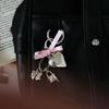 Chic Heart Keyring Unique Decoration Bowknot Keychain Ornament Phone Accessory