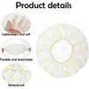 6PCS Reble Bowl Covers for Bread Proofing, Adjustable Elastic Bowl Covers EVA Bread Proofing Cover Food Storage 10.6 Inch Stretchable Cover for