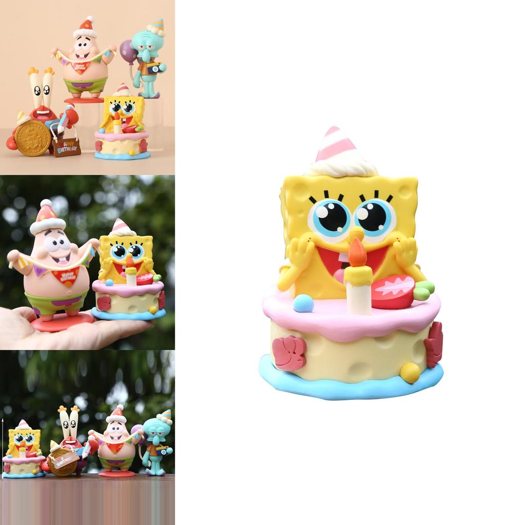 Spongebob Squarepants Pvc Toy Model For Kids Gift And Creative Play