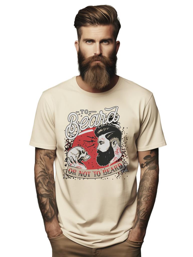 PrintBar To Beard or Not to Beard? That is the Question! Funny t-shirt for beard