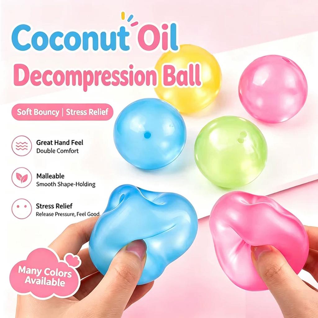 Stress Relief Ball 5.5 Inch for Hand Exercise and Sensory Play