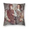 Serie TV Outlander Film Federa Quadrata Copricuscino Decorazione Cuscino Cuscino Comodo per Casa Divano
