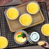 10 Pcs Egg Tart Mold  Reusable Aluminum Cupcake Egg Tart Mold Nonstick Pudding Jelly Mould Baking Pastry Tool Baking Accessories