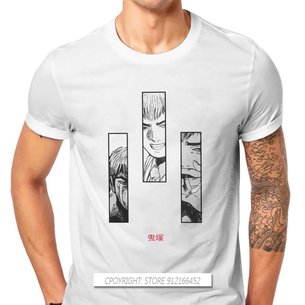 Different Emotions Man s TShirt Great Teacher Onizuka GTO Eikichi Azusa Manga Crew Neck Casual Tops T Shirt Birthday Gifts S разноцветный