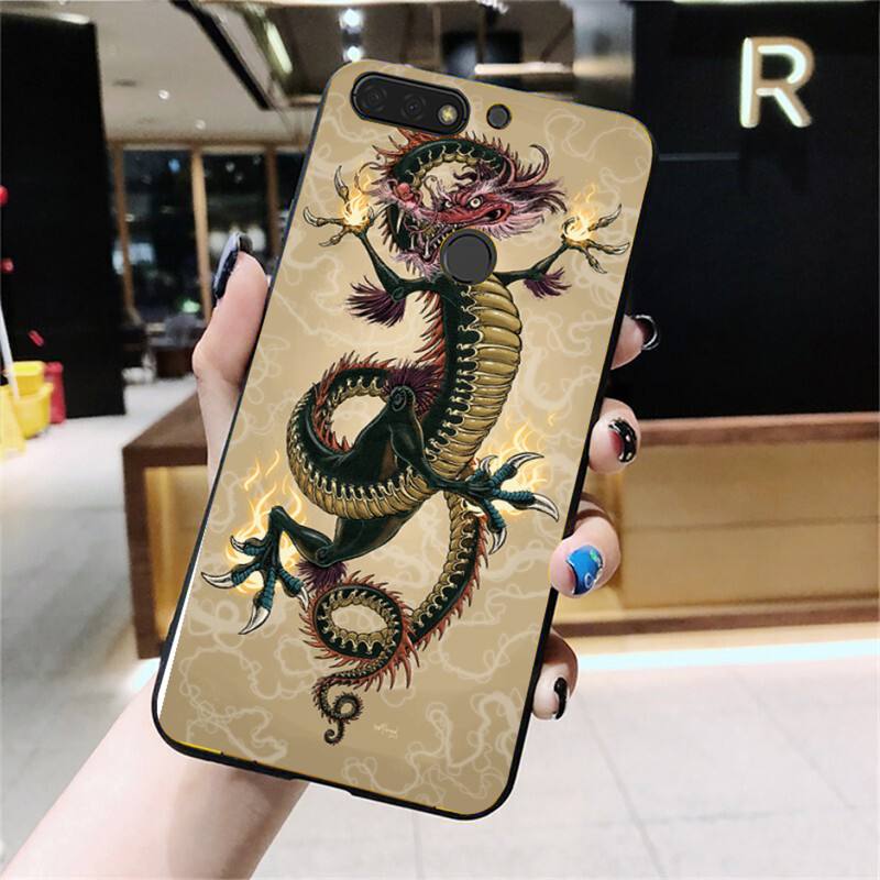 

FHNBLJ Japanese DRAGON TATTOO Phone Case For Huawei Honor 7A 8X 9 10 20lite 10i 20i 7C 8C 5A 8A Honor Play 9X pro Mate 20 lite 10i 20i 6.21in