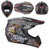 Full Face Mountain Bike Helmet DH Downhill Cycling Youth Adult ABS Safety With Visor