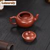 240 ml Yixing Lila Ton Teekannen Handgemachte Lachende Sakura Kanne Roherz Dahongpao Schlammkessel Mit Sieb Zisha Teeset Handwerk Geschenk