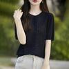 Women's Lightweight 50% Wool 50% Mulberry Silk Cardigan - 4-Season Versatile Knitwear for All-Year Comfort & Style