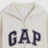 GAP Boys' Logo Embroidered Hooded Sweatshirt