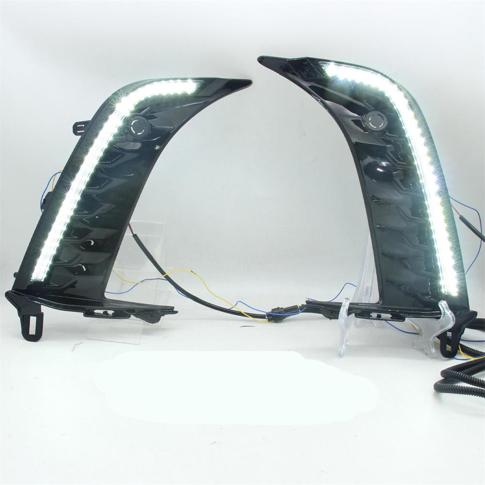 2x Daytime Running Light Fog Light with Turn Signal For Toyota Camry SE XSE 2025