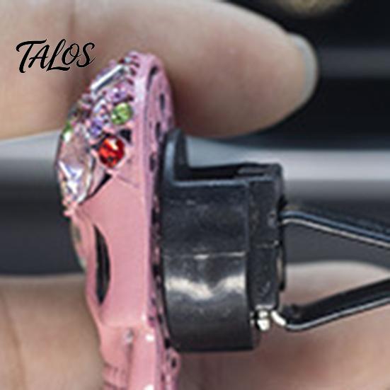 Decorative Car Vent Freshener Bling Skull Clips, Rhinestone Diffuser Clip, Shiny Essential Oil Air Conditioner Decoration, Funny Auto Interior