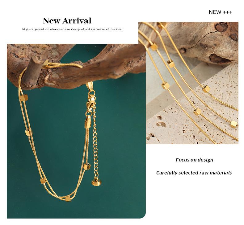 Elegant Non-Fading Anklet: Luxury Fashion for Women – Trendy, Dreamy Summer Foot Chain