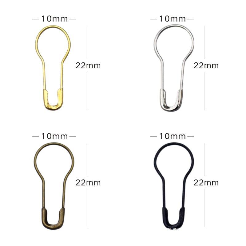 Metal Brooch Pin Clasp - Available in Small and Large Sizes with Free Shipping