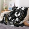 Collingwood Magpies  Print Flannel Blanket, High quality Comfortable for All Seasons, Home Decor, Warmth and Comfort