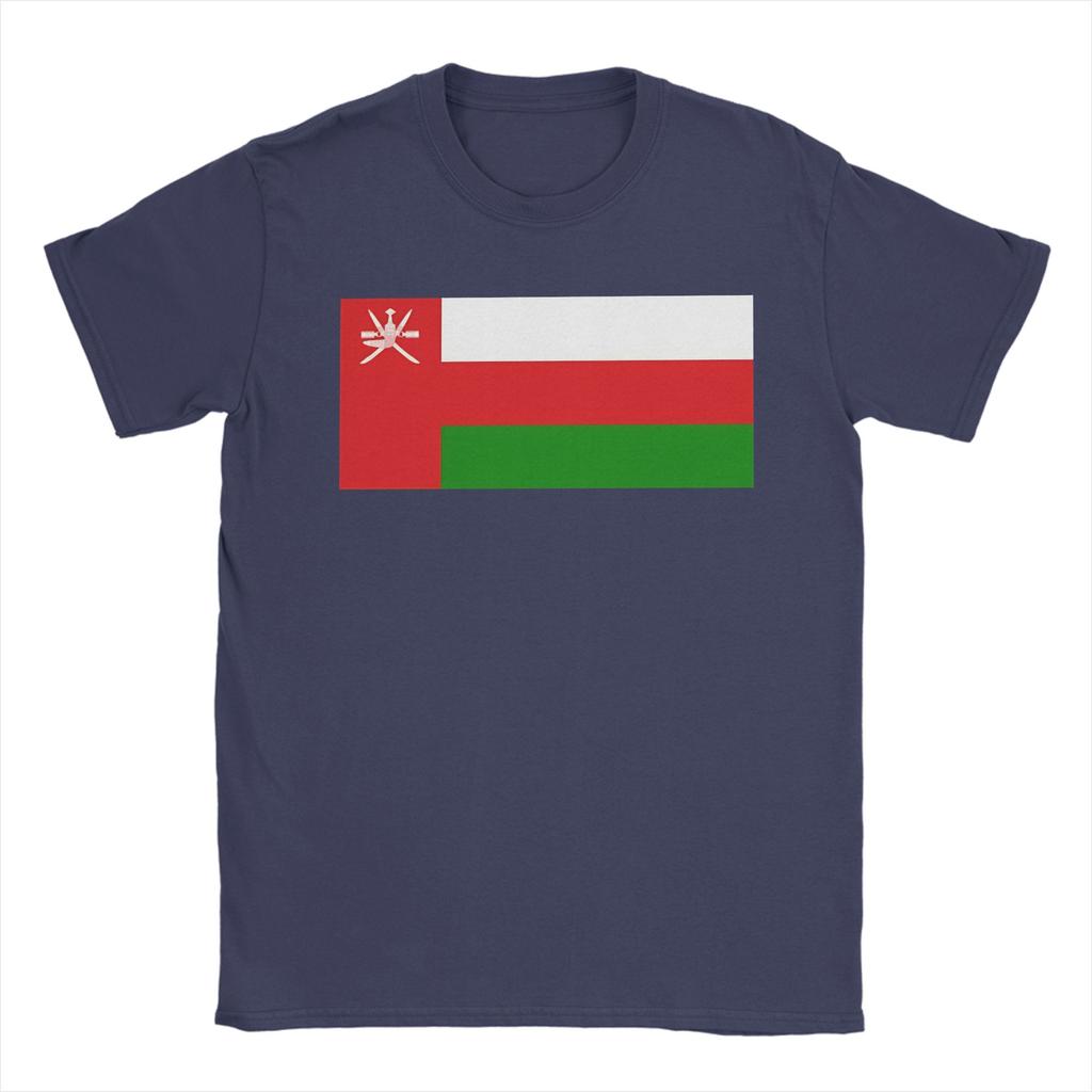 Oman Vlag Puur Katoen T-shirt Voor Mannen Zomer Klassiek T-shirts Ronde Hals Hip Hop T-shirts Oversized Dropshipping Tops