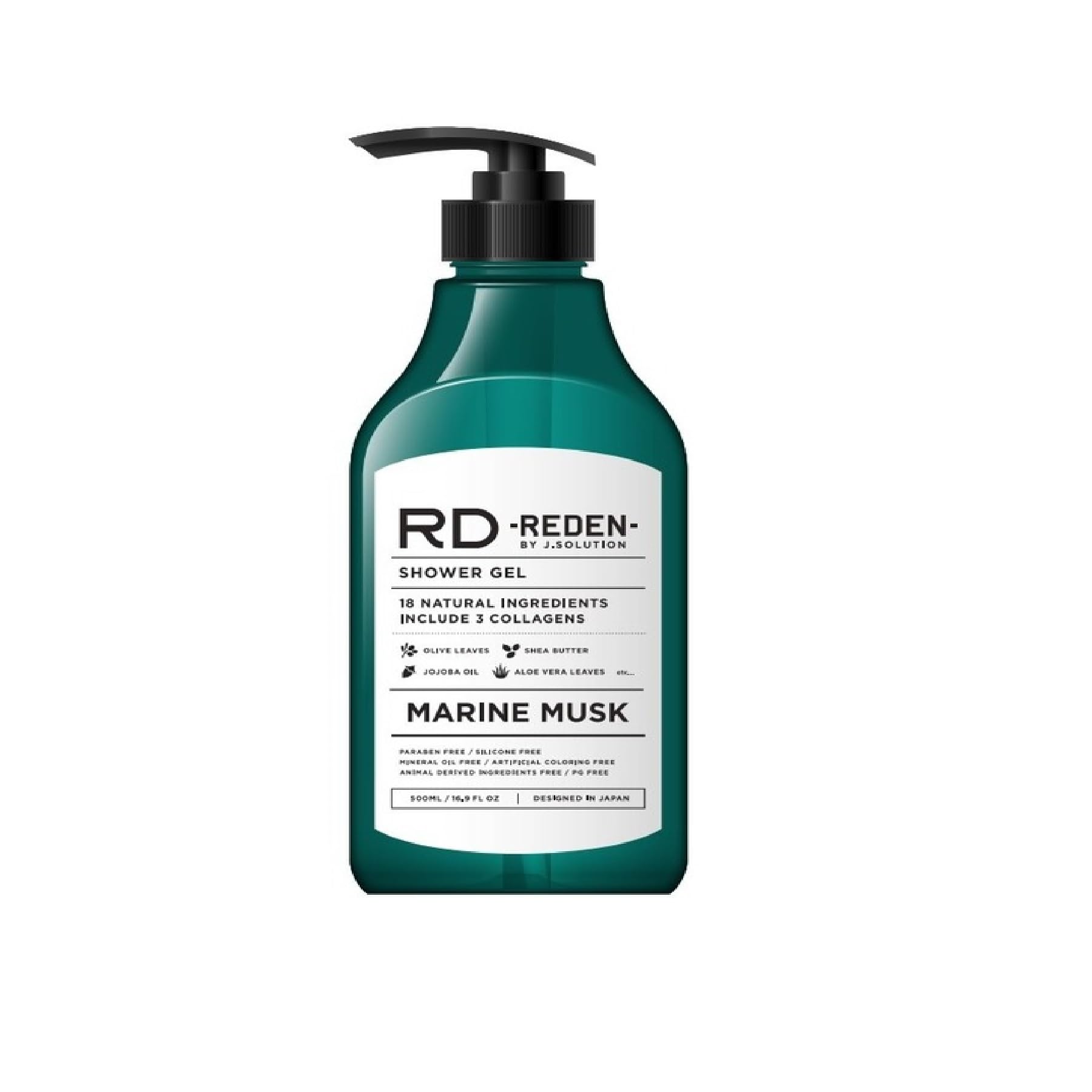 REDEN BODY SOAP (Marine Musk Scent) 500ml 3-Pack