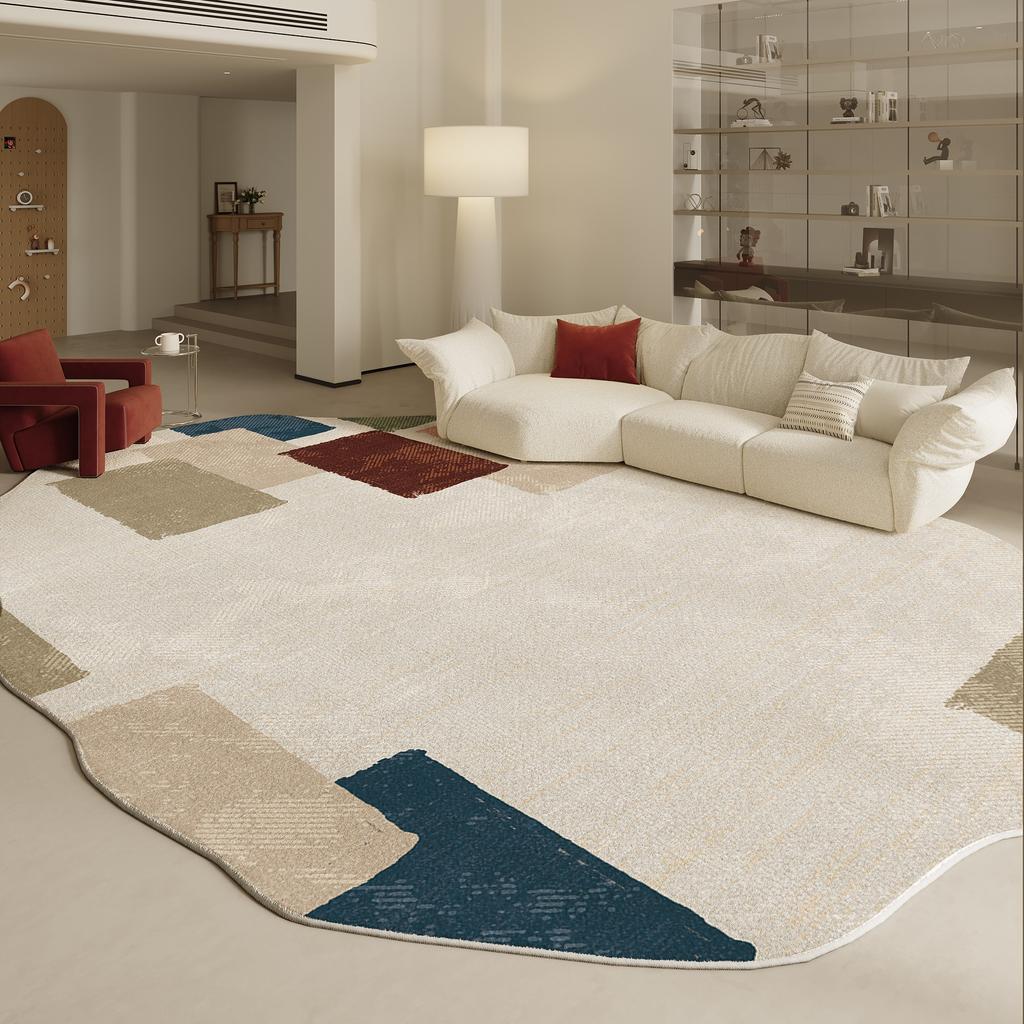 Irregular Shapes Living Room Decoration Carpet Modern Style Rugs for Bedroom Home Thicken Plush Rug Fluffy Soft Lounge Floor Mat