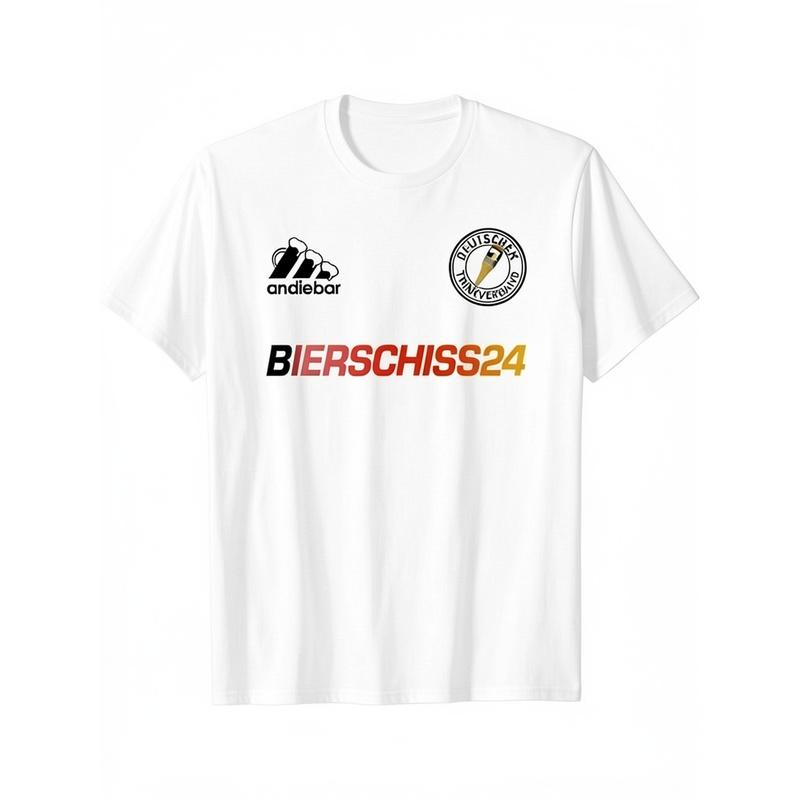 Bierschiss 24 - Soft Jersey X Malle Germany Beer T-Shirt, Black