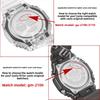 For Casioak G-Shock GA-2100 GM-2100 GMA-S2100 GA2100 Mod Kit Transparent PC Case Rubber Strap Watchband Replacement Accessories