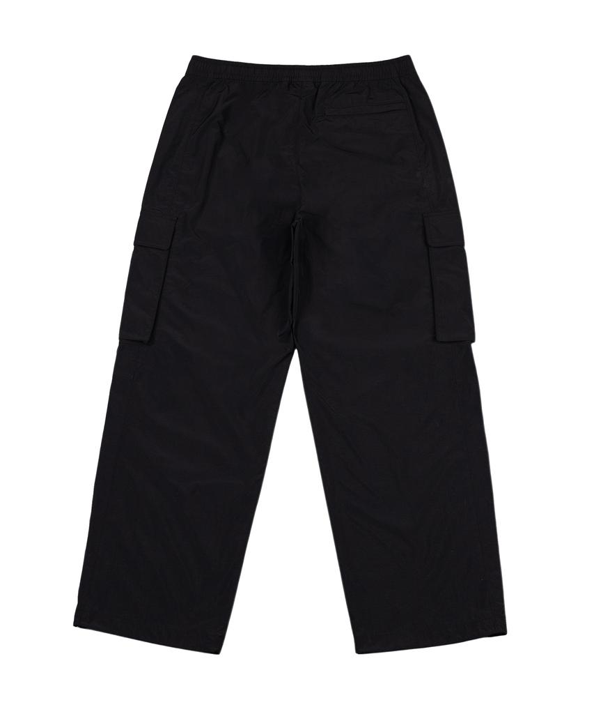 WACKY WILLY Nylon Cargo Track Pants Black