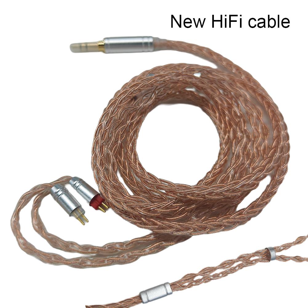 1.25m IEM Cable Long Earbud Cord Universal DIY Replacement MMCX Cable In Ear Monitor Cable for Audiophile Musician