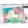 Children's Puzzle 45 Pieces Pretty Unicorn Nathan - Poster Included - Fantasy Theme - Unisex - From 5 Years Old