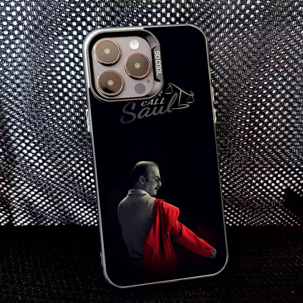 B-Better Call S-Saul Phone Case For iPhone 16,15,14,13,12,11,8,7,Pro,Max,Plus,Mini,XS,SE Anti Fall Black Matte Hard