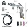 Sutekus Sandblasting Gun Kit for Rust Removal and Paint Stripping, Painting, Cleaning, Maintenance, Suction Blast Gun with Nozzle