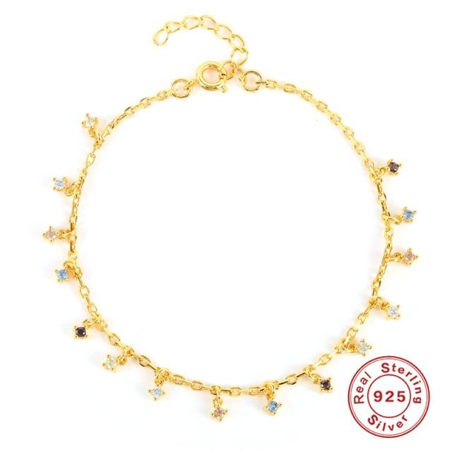 

BOAKO 925 пробы стерлингового серебра циркония ожерелье цепи роскошные ювелирные изделия для женщин женские бижутерия подвески хрустальный чокер воротник CZ