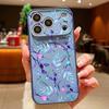 Colorful Embossed Flowers Case For iPhone 17 Pro Max Funda iPhone 16 15 14 13 Pro Max Magnetic For Magsafe Hybrid Slim Matte Cover