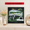 Peterbilt Heavy Trucks Customize Your Name Diamond Painting Round Diamond Diy Frameless Holiday Artwork Suitable For Home Office Wall Decoration
