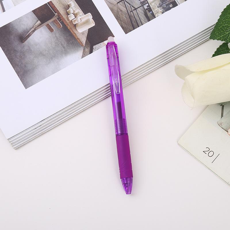 1 Piece Stationery School Office Erasable Press Multicolour Gel Pen Supply Cute Kawaii Creative Pretty Lovely Pen