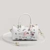 Fashion versatile graffiti pillow bag women's 2025 new summer niche design texture messenger small bag handbag
