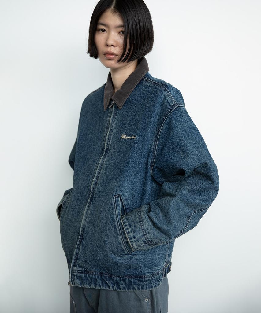 Thisisneverthat Denim Work Jacket Blue