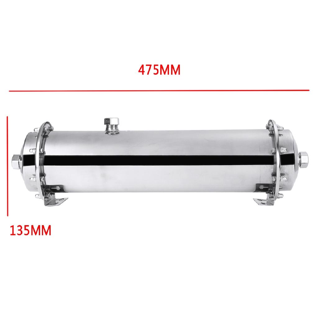 1000L 1/2" Inlet/Outlet 102 Pipe 304 Stainless Steel Water Filter Ultrafiltration Purifier,Commercial Home Kitchen Drink Straight UF Filters