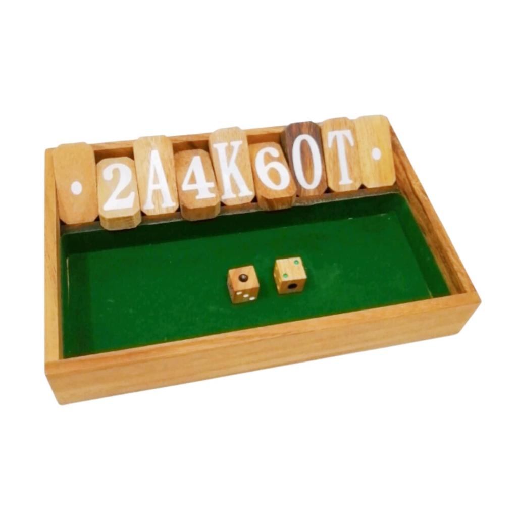 KINOKINO Jackpot Dice Board Game Dice Game Jackpot Dice Game (Green)
