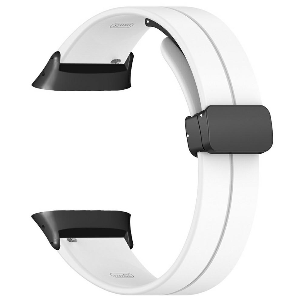 

Для Polar Vantage Ремешок для часов Мягкий силиконовый ремешок для часов с магнитной застежкой White