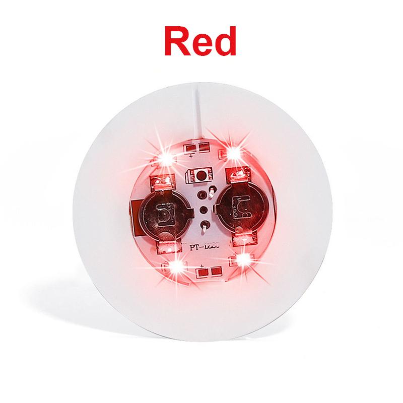 10/20/50/100 STKS LED Onderzetter Verlichting Kleurrijke Gloeiende Wijnfles Stickers Bar Bruiloft Feest Verlichting Gloeiende Wijnfles Stickers 10Pcs rood