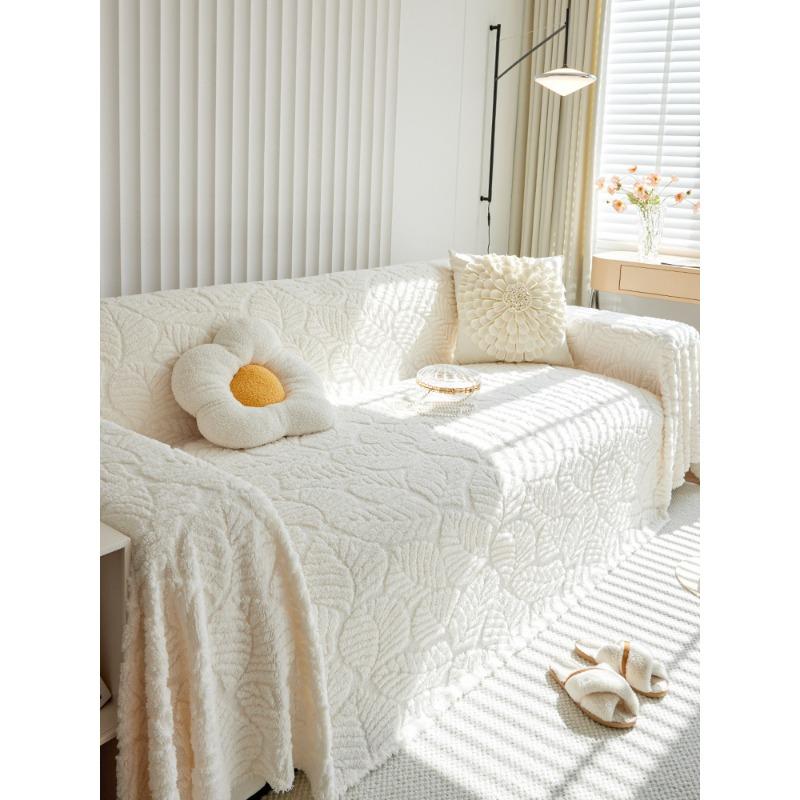 Winter Thick Fleece Sofa Towel Can Be Covered with High-Grade Sense Simple Leather Case Cover All-Inclusive Dustproof Cover Cloth Blanket